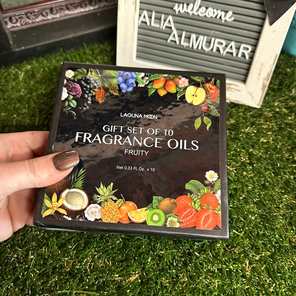 Fruity Lagunamoon Fragrance Oils Gift Set of 10 Sent of Nature 0.33 fl oz x 10